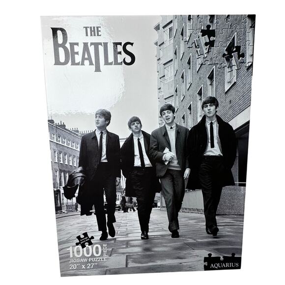 2008 “the beatles” black & white 1000 piece jigsaw puzzle - Picture 1 of 8